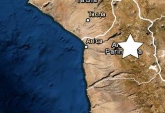 Sismo de 5.1 tuvo epicentro en Putre