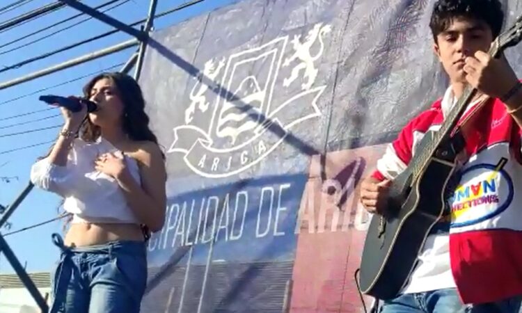 Sorpresa artística en el show del Instituto Teletón de Arica