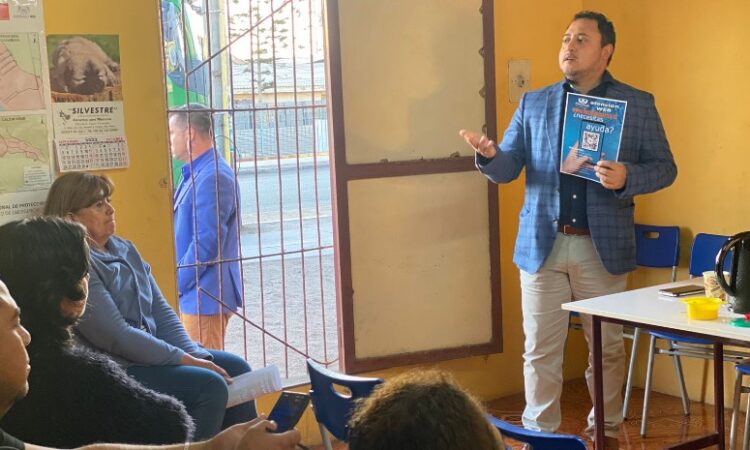 Fiscalía Regional capacita a los barrios sobre plataforma digital de denuncias