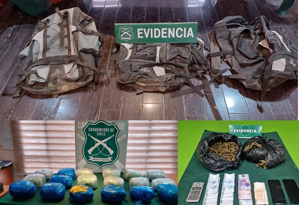 Carabineros con todo contra el narcotráfico urbano y en la zona fronteriza