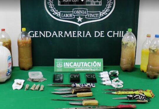Gendarmería realizó operativo de incautación de elementos prohibidos