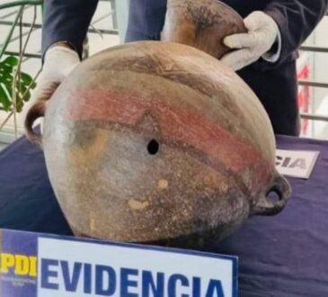 PDI recuperó jarrón prehispánico que era comercializado en Facebook