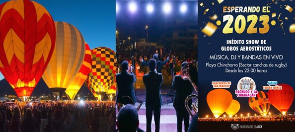 Año Nuevo con inédito festival de globos aerostáticos