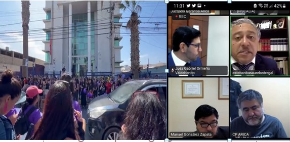 Tensión ante formalización del femicida: Suspendieron emisión pública