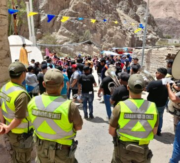 Carabineros refuerza con trabajos preventivos el recorrido al Santuario de las Peñas