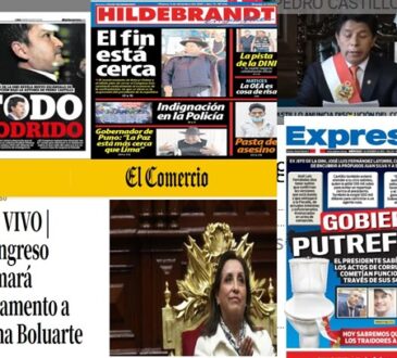 En media hora Pedro Castillo pasó de Presidente de la República a detenido en la Prefectura de Lima