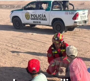 Policías y bomberos dieron ayuda humanitaria a ilegales extraviados en la frontera