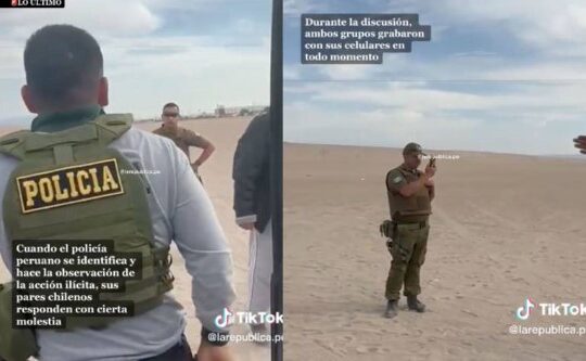 Secreto a voces : Incidentes entre policías peruanos y chilenos por ilegales en la frontera