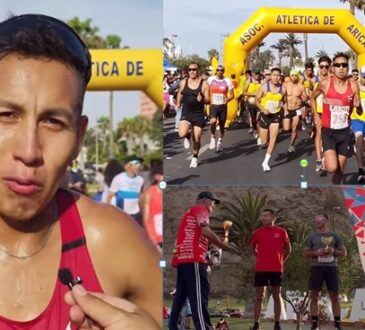 Más de 1.000 participantes en la San Silvestre que ganó por sexta vez Ronald Mamani Ayca