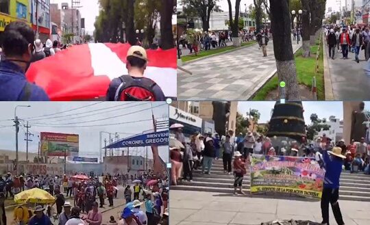 Jornada de movilizaciones en Tacna