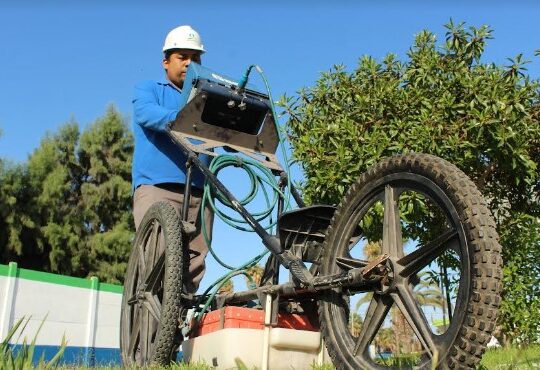 Con georadar Aguas del Altiplano detecta las conexiones brujas