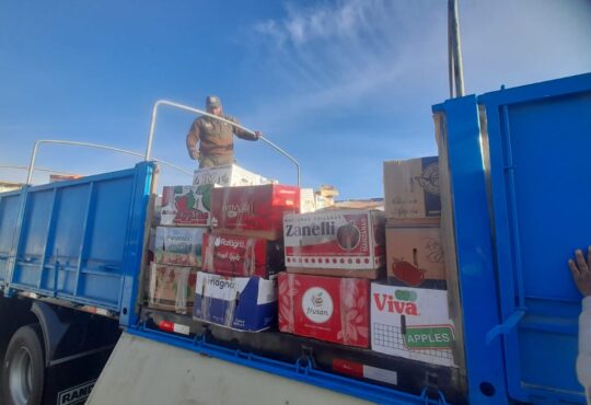 El primer contrabando del año: 22.000 kilos de productos agrícolas en Chucuyo