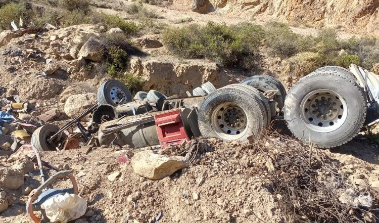 Dos muertos en ruta hacia Tambo Quemado