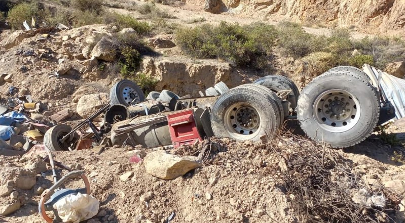 Dos muertos en ruta hacia Tambo Quemado