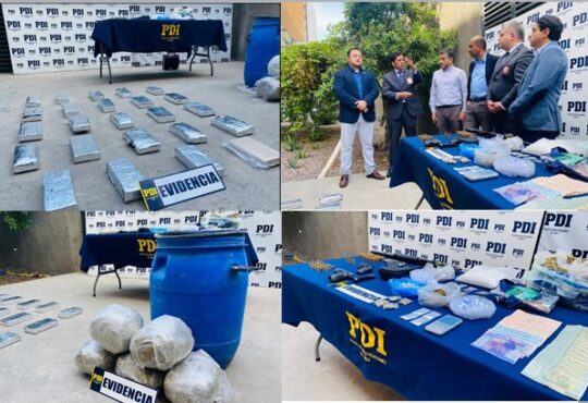 670 millones en drogas le incautaron al Tren del Norte II en Cerro Chuño