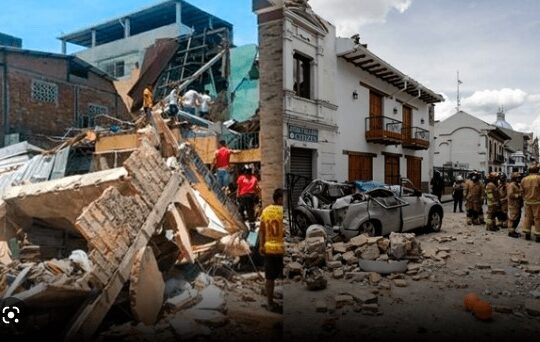 Reportan 12 fallecidos por terremoto en Ecuador