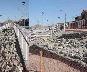 CORE escuchó la voz de los vecinos: Retiran plaza de la “Edad de Piedra” 