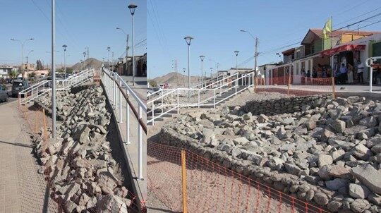 CORE escuchó la voz de los vecinos: Retiran plaza de la “Edad de Piedra” 