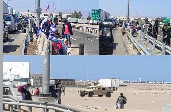 Línea de la Concordia convertida en lugar de máxima tensión provocada migrantes ilegales