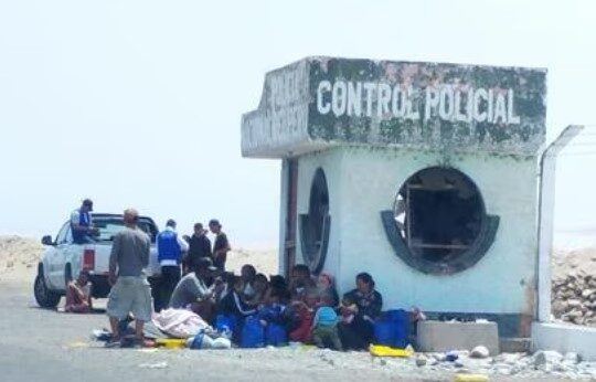 Cientos de familias venezolanas varadas  piden campamento de refugiados en Tacna