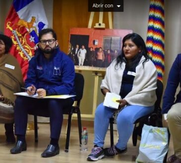 Mujeres indígenas líderes de la región dialogaron con el Presidente Boric