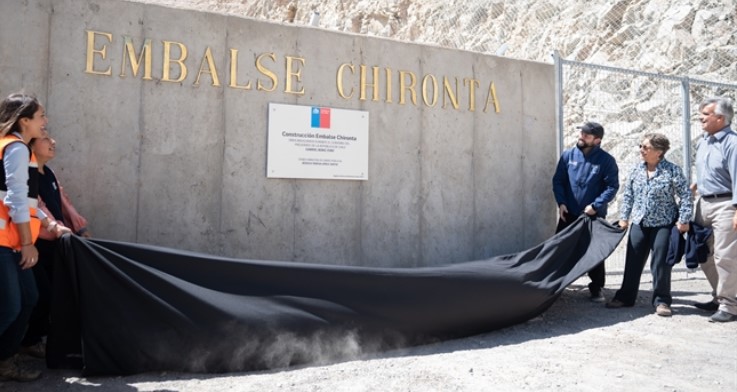 Presidente Gabriel Boric encabezó la inauguración del Embalse Chironta en Lluta