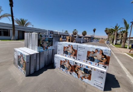 Nuevo récord de Carabineros: En 48 horas capturó a banda que asaltó camión con 554 televisores