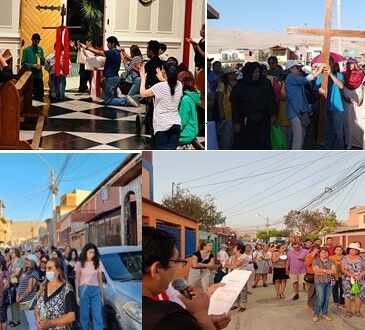 Devoción y mucha participación en Vía Crucis de Arica