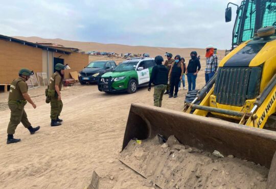 Amplio apoyo de la comunidad a los desalojos en Arica