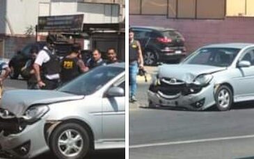 Tenía un requerimiento y entró en crisis de pánico: Huyó, fue perseguido y chocó