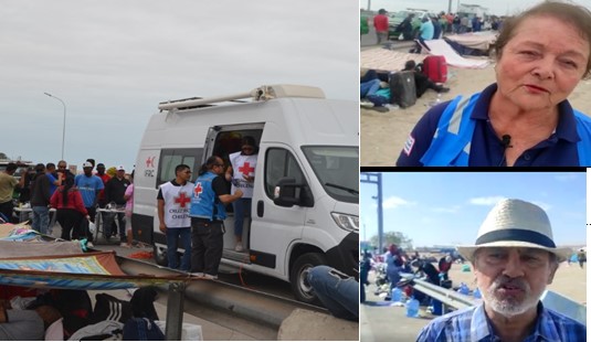 La cara solidaria de la tragedia en la Línea de la Concordia