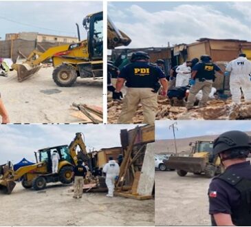 PDI encontró dos víctimas de homicidio en Cerro Chuño