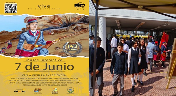 Llaman a visitar el Museo Interactivo 7 de Junio en la explanada del Gobierno Regional