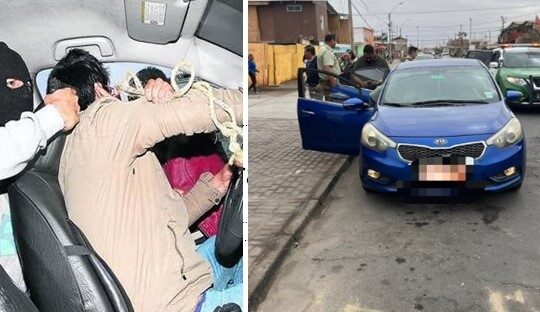 OS-9 detuvo a mujer con amplio prontuario a bordo de un taxi recién robado