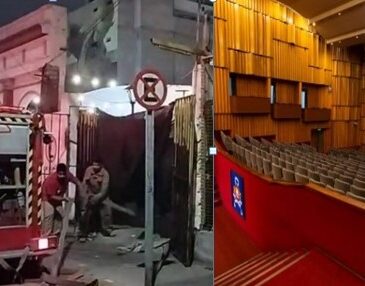Sujetos en situación de calle provocaron incendio que puso en peligro el Teatro Municipal