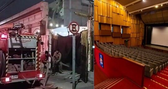 Sujetos en situación de calle provocaron incendio que puso en peligro el Teatro Municipal