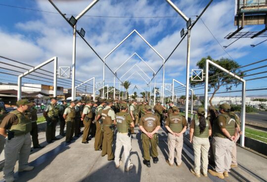 Con 32 detenidos terminó ronda policial preventiva de Carabineros
