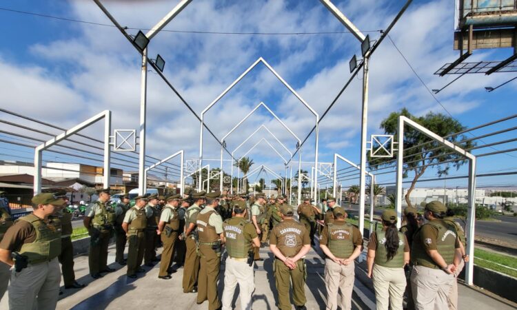 Con 32 detenidos terminó ronda policial preventiva de Carabineros