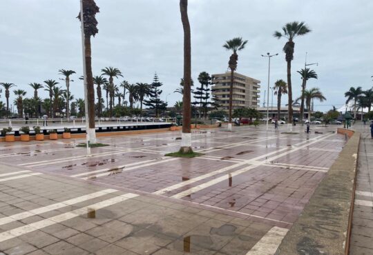 0,4 mm. de agua cayeron en Arica en leve llovizna de madrugada