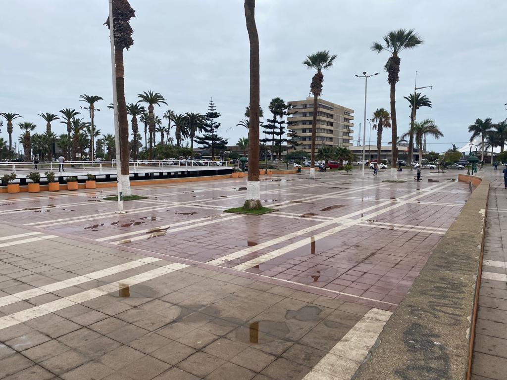 0,4 mm. de agua cayeron en Arica en leve llovizna de madrugada