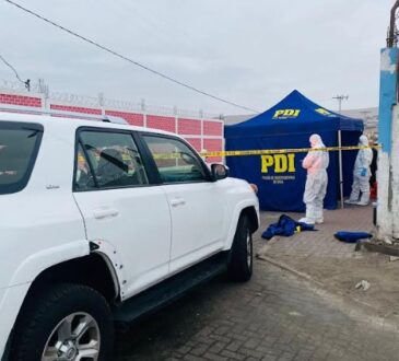 PDI investiga homicidio con arma de fuego en Arica