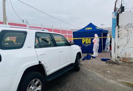 PDI investiga homicidio con arma de fuego en Arica