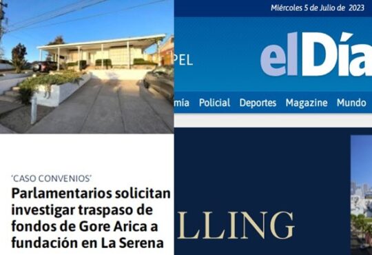 Parlamentarios solicitan investigar traspaso de fondos de Gore Arica a fundación en La Serena