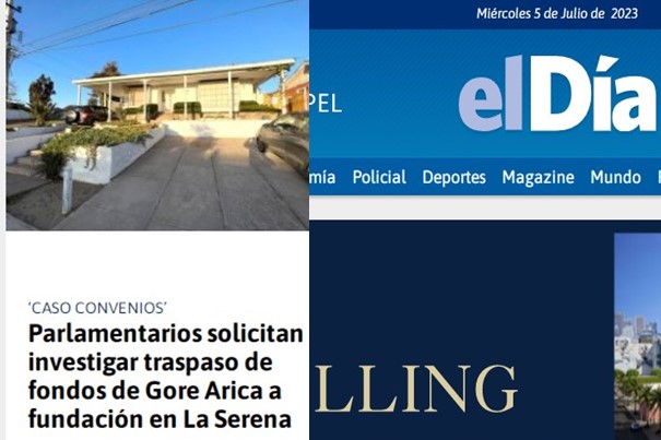 Parlamentarios solicitan investigar traspaso de fondos de Gore Arica a fundación en La Serena