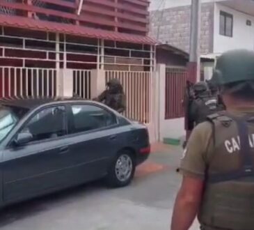 Operativo policial allanó tres domicilios en el sector Norte