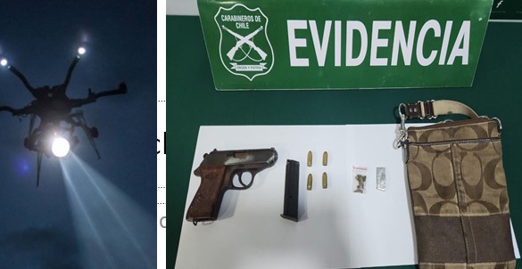 Drones de Carabineros: Del cielo cae castigo al microtráfico