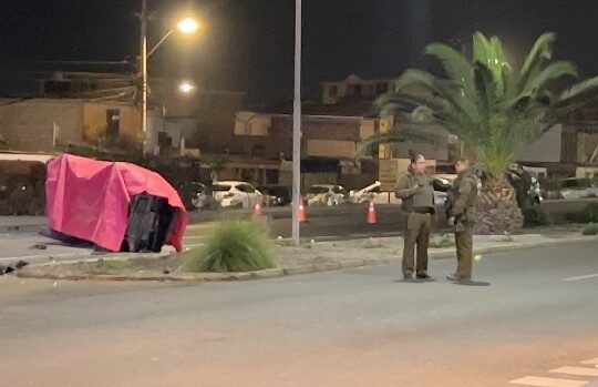 Mortal accidente en Santiago Arata con Llacolén