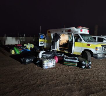 Vehículo que simulaba ser ambulancia transportaba millonario contrabando