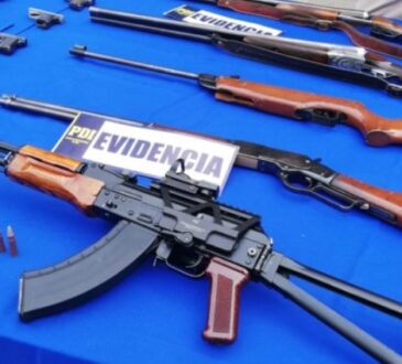 Arica lidera incautación de armas en balance del plan “Calles Sin Violencia”