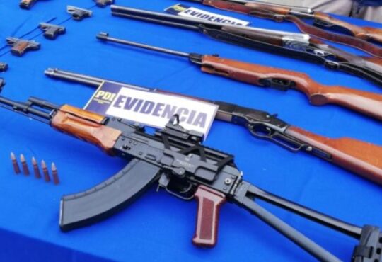 Arica lidera incautación de armas en balance del plan “Calles Sin Violencia”